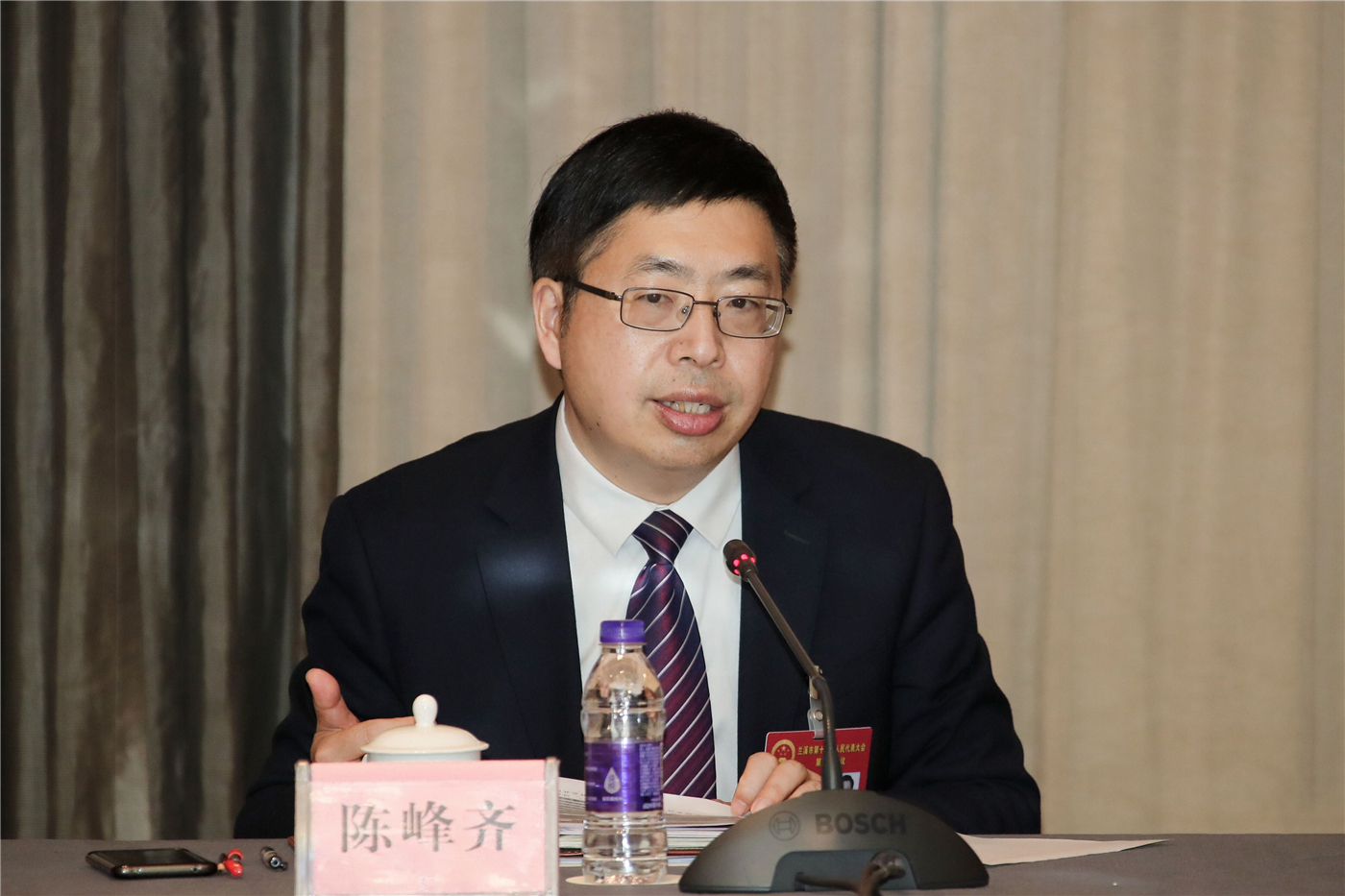 陈峰齐在参加人大代表团分团审议时强调:埋头苦干奋勇争先 迈向现代化