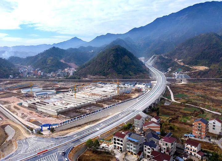 水阁至腊口公路通车 -青田网