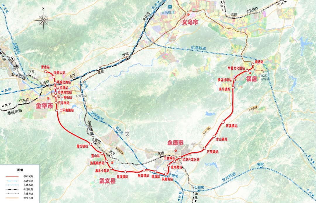 金武永东线纳入长三角轨道交通规划-武义新闻网