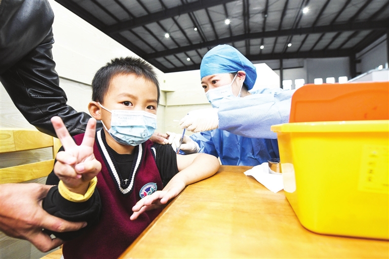 3—11岁儿童接种新冠疫苗
