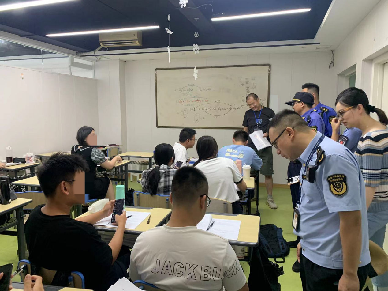 鄞州区查处一起违规举办学校或者其他教育机构案