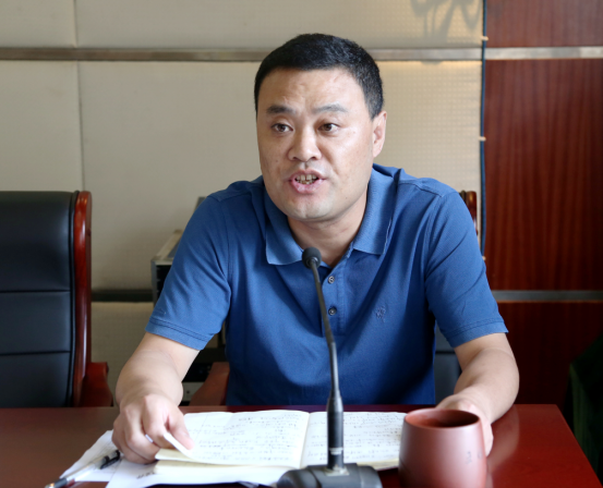 镇宣统委员,文卫副镇长王国祥部署工作