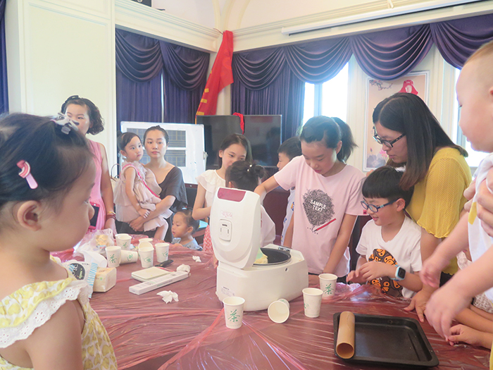 秀水社区假日学校之牛轧糖DIY制作_湘湖网_湘