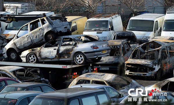 法国跨年夜上千辆汽车被烧毁欧宝平台(图1)