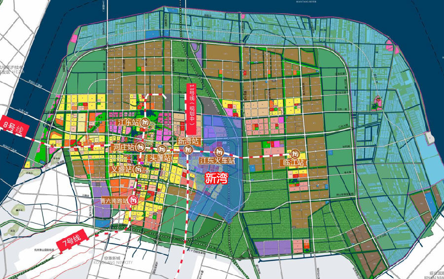 > 正文  13号线则是杭州地铁远期线网规划中的一条联络线,起于大江东