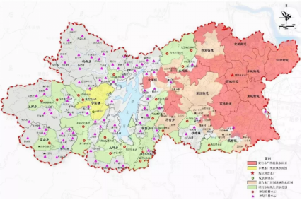 (黄岩区农村饮用水达标提标规划供水布局图)