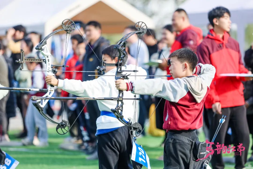 铜鉴湖景区射箭人气超旺杭州市射箭联赛首次走进景区