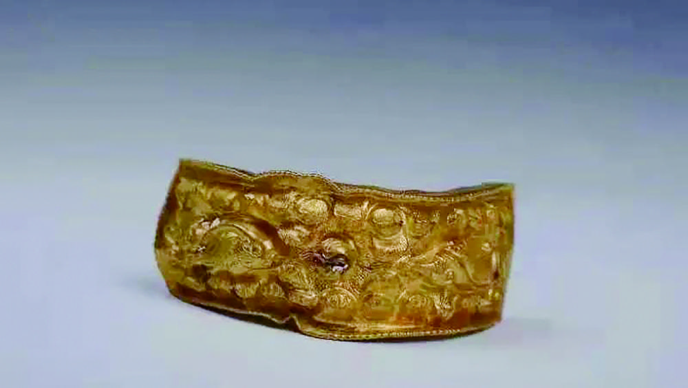 南宋·金鱼袋饰兰溪新闻网讯(记者 蒋宇欣)昨天上午,兰溪市博物馆开展