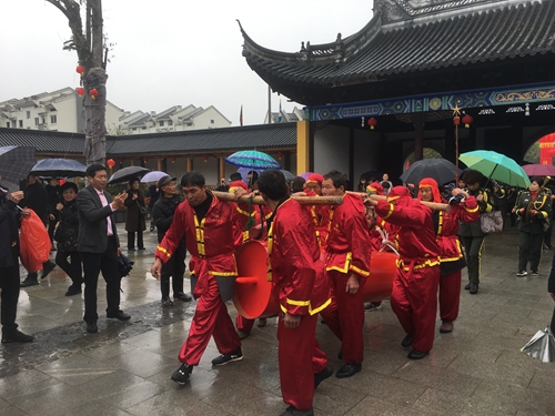 阜山乡2019年庙会旅游节盛大开幕-青田网