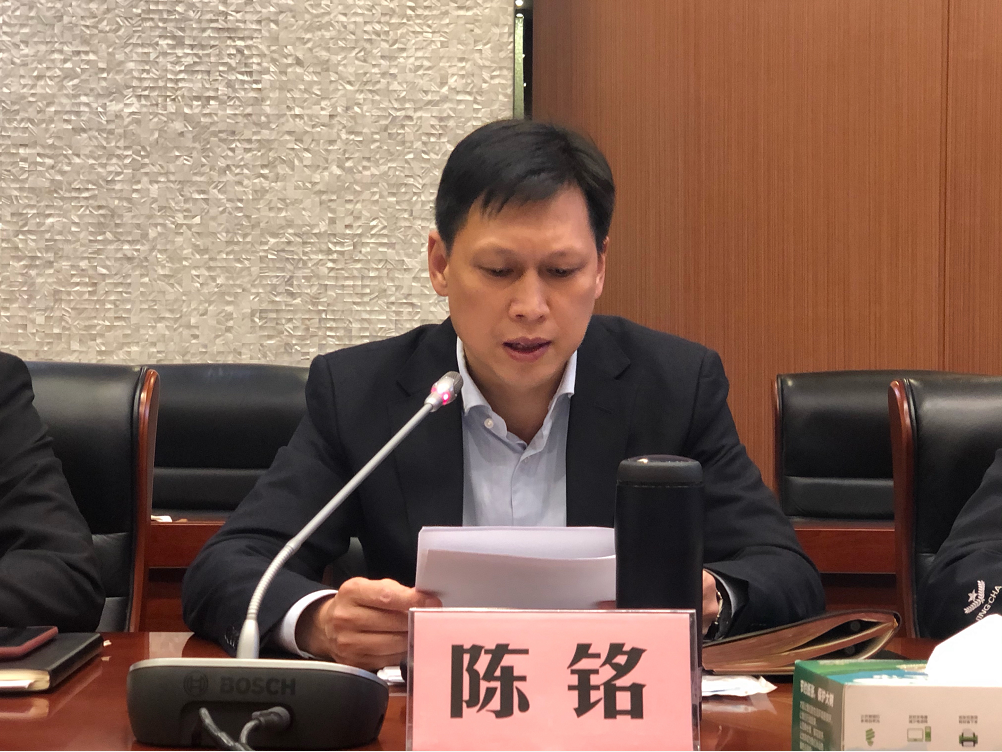 政法委书记陈铭就青田政法队伍教育整顿活动开展和政法队伍建设情况作