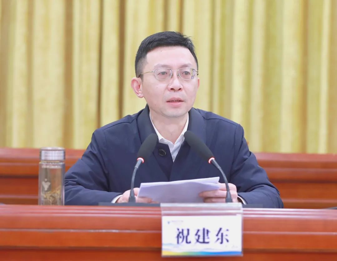 县委副书记,县长李芝伟主持会议,县领导舒畅,吴剑锋,胡金云等在主会场