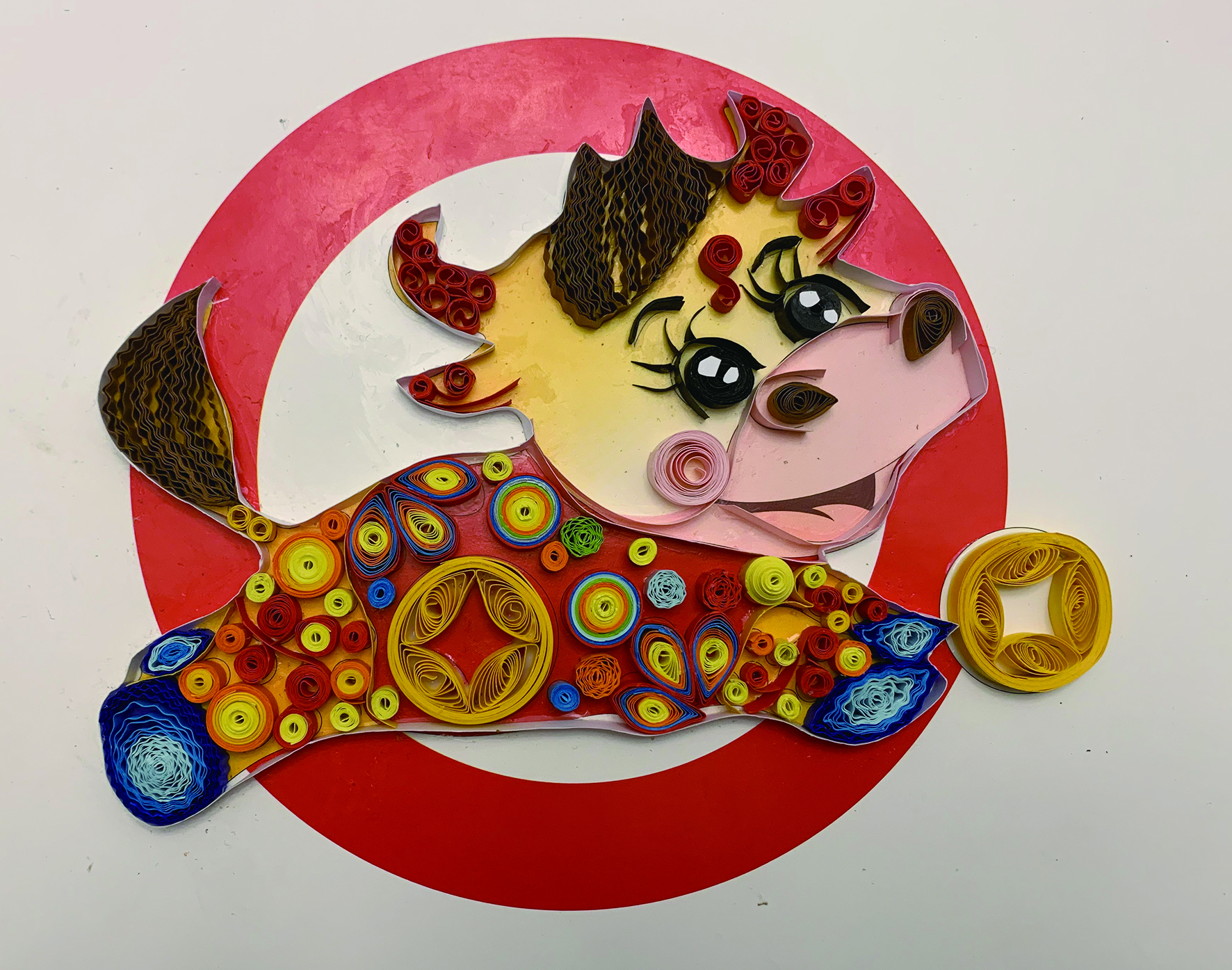 衍纸手工制作 外国语学校402班 欧齐声