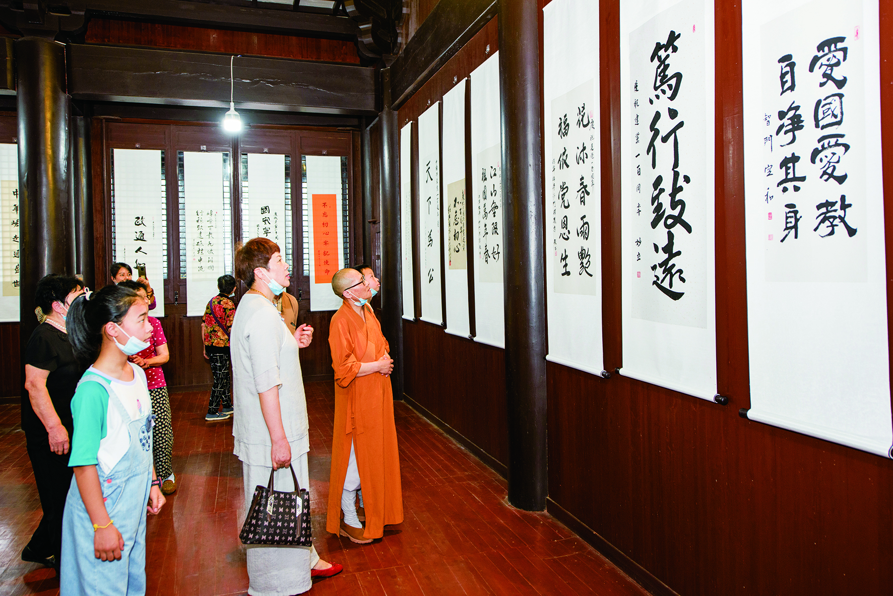 佛教界书画展举办 -象山新闻门户网站