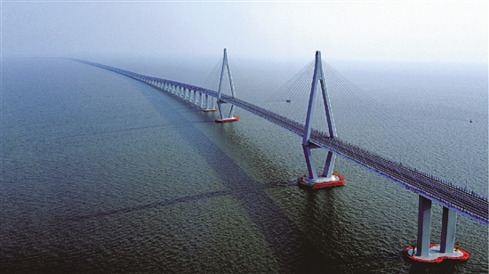 上海宁波跨海大桥图片