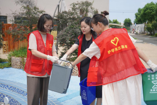 迎亚运垃圾分类百日攻坚崧厦街道中心幼儿园开展迎亚运促文明净家园