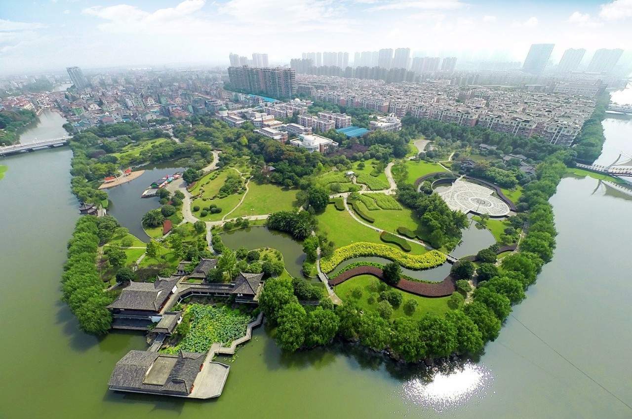 南江公園雖小,五臟也俱全吶也不用非去湘湖湊熱鬧去北幹山上感受整個