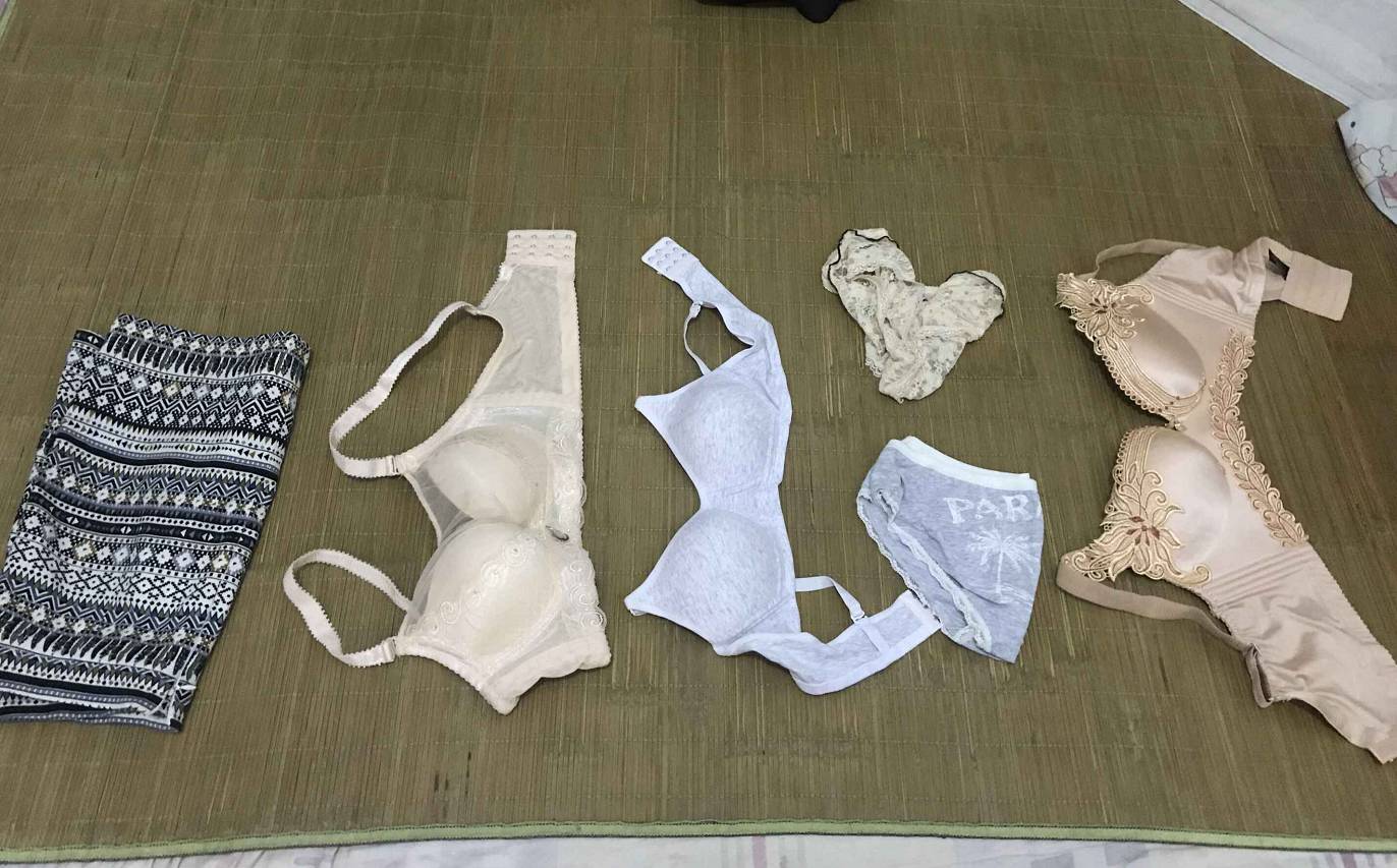 样,下班回家收回晾在院子里的衣服,其他衣服都在,唯独两套内衣不见了