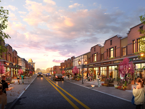 外立面改造方面立面改造提升 街道换上"新装"此次立面改造主要是针对