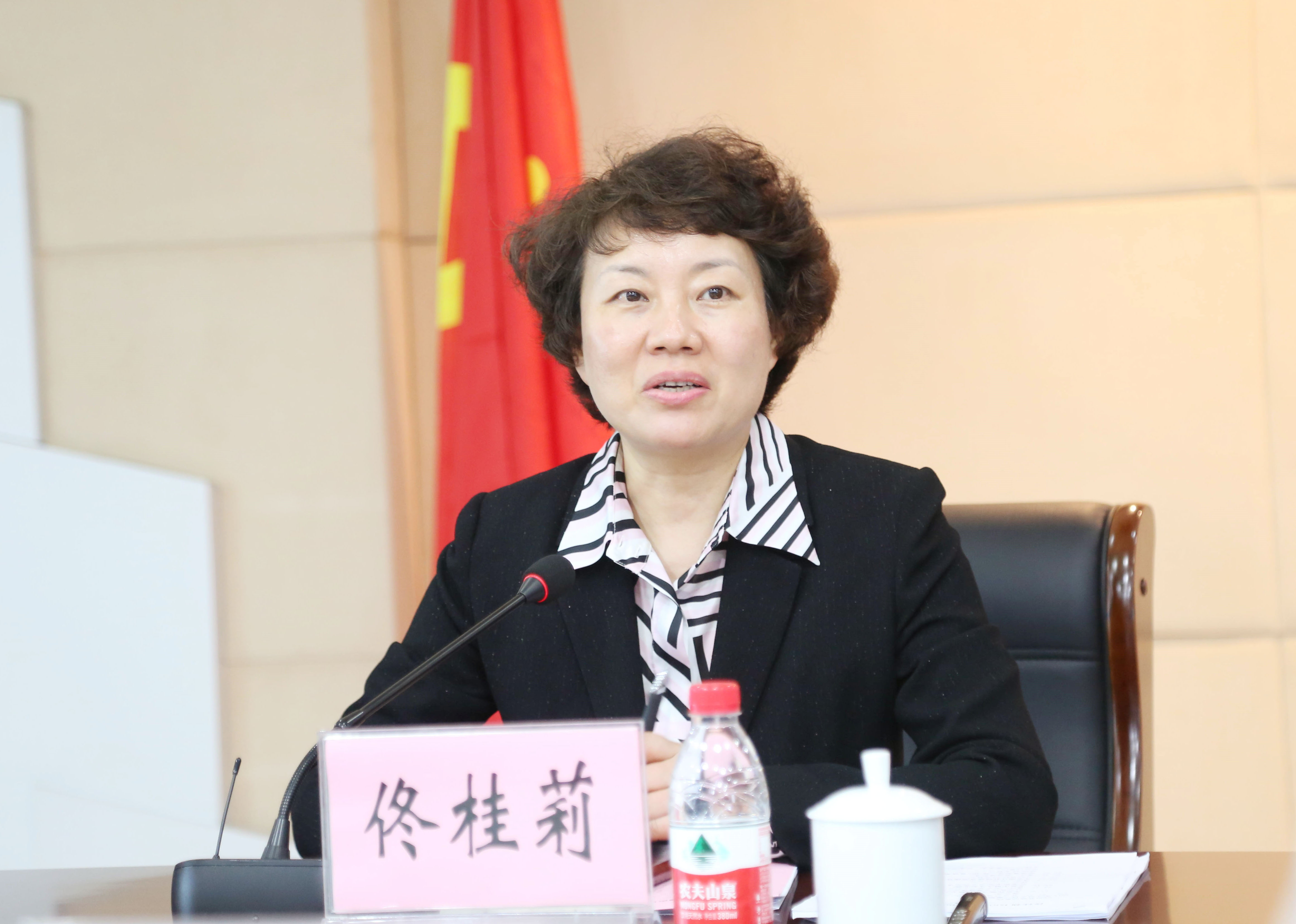 佟桂莉一行实地调研了杭州先临三维科技股份有限公司,中俄人才创业园