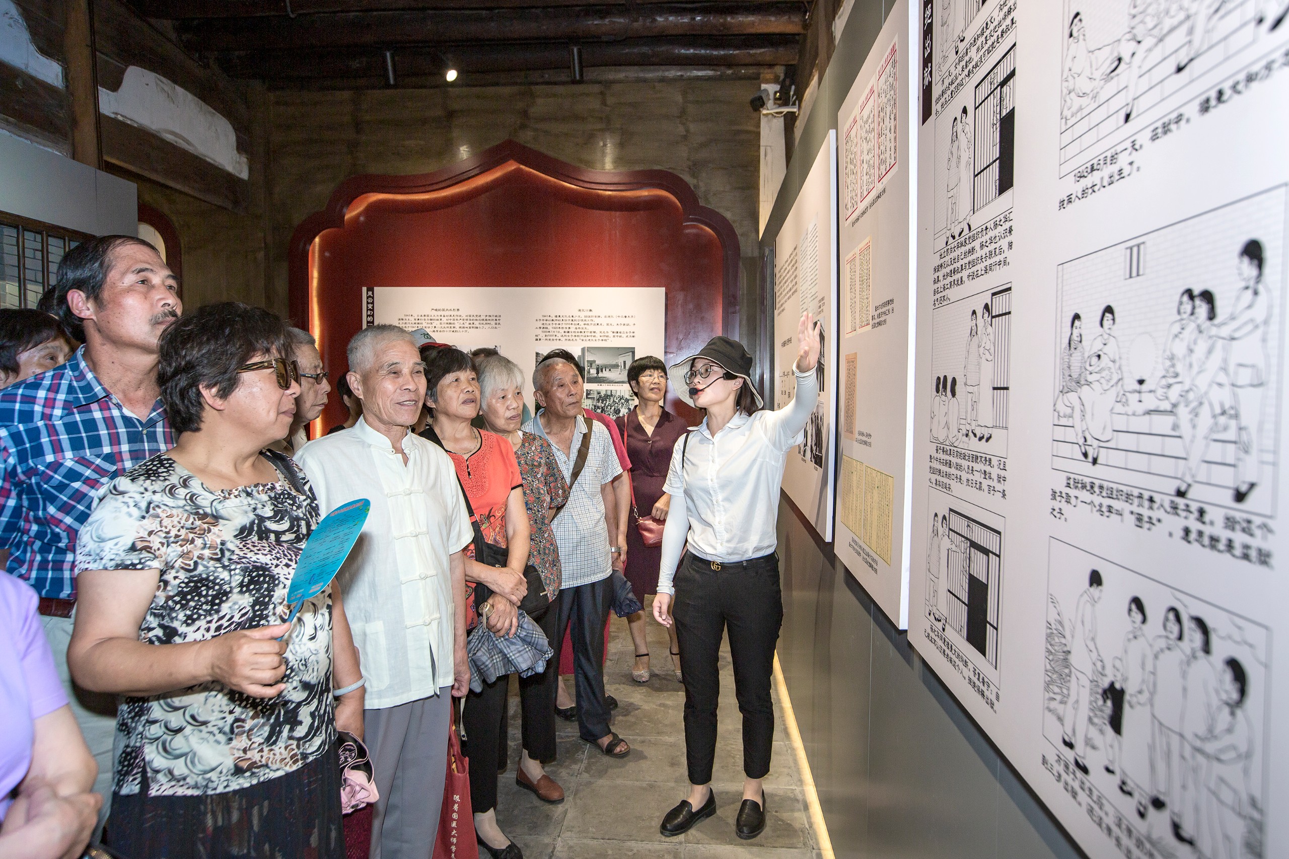 广德社区清风行打卡楼曼文纪念馆