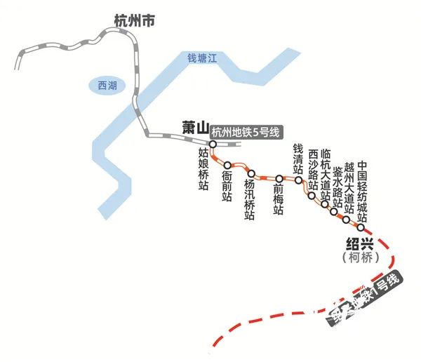 杭州到绍兴全程25分钟!杭绍城际铁路计划6月底运营