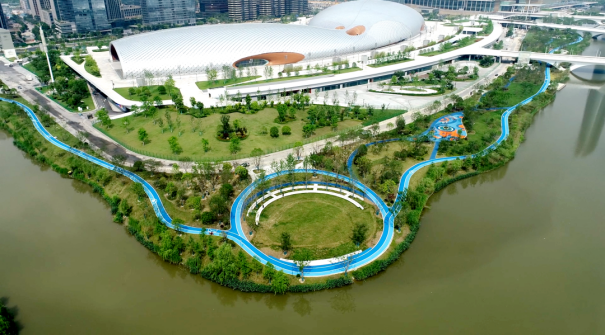 钱江世纪城亚运主题公园即将建成开放