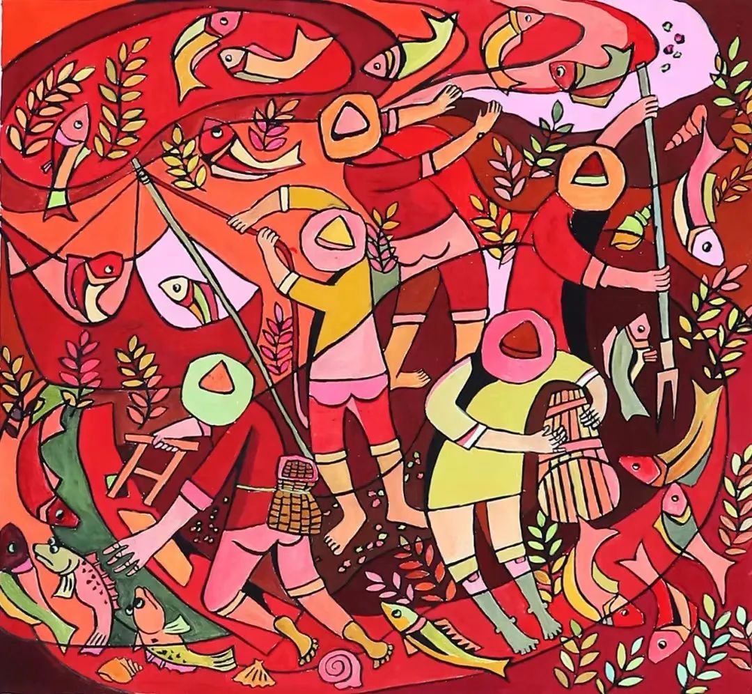 象山8幅农民画作品入选浙江省现代农民绘画(农民画)创作展