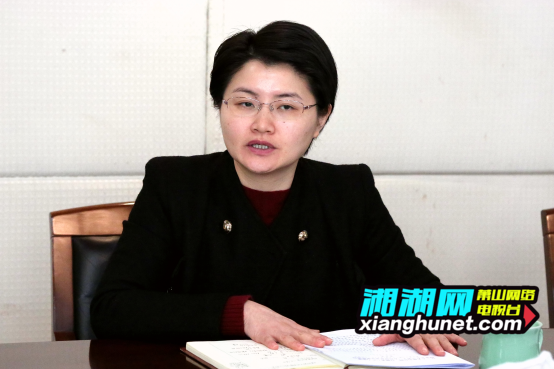 镇长俞国燕讲话